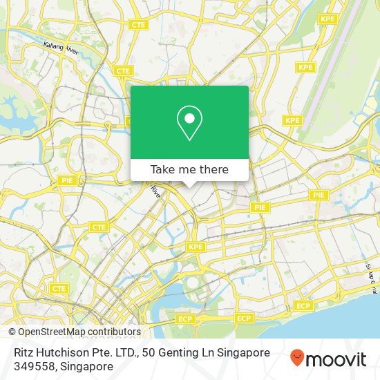 Ritz Hutchison Pte. LTD., 50 Genting Ln Singapore 349558 map