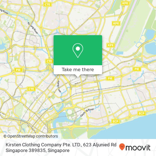 Kirsten Clothing Company Pte. LTD., 623 Aljunied Rd Singapore 389835地图