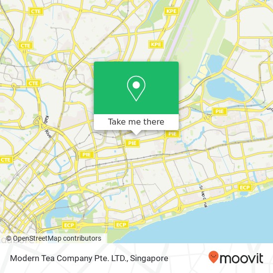 Modern Tea Company Pte. LTD., 10 Ubi Cres Singapore 408564地图