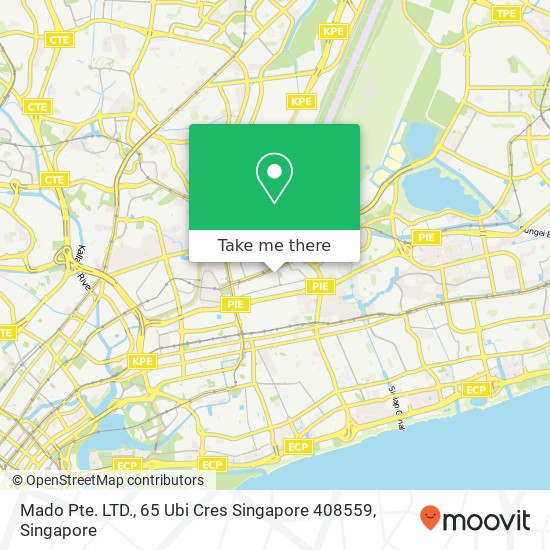 Mado Pte. LTD., 65 Ubi Cres Singapore 408559地图