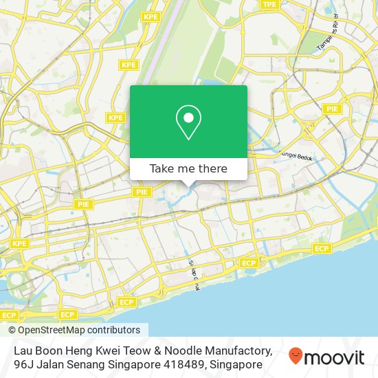 Lau Boon Heng Kwei Teow & Noodle Manufactory, 96J Jalan Senang Singapore 418489 map