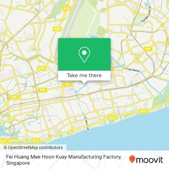 Fei Huang Mee Hoon Kuay Manufacturing Factory, 96K Jalan Senang Singapore 418490 map