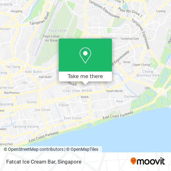 Fatcat Ice Cream Bar map