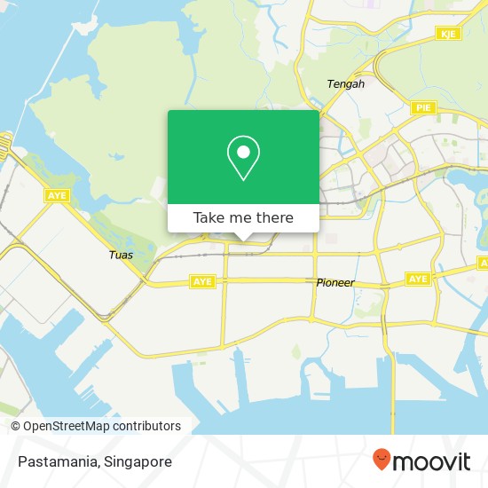 Pastamania, Upp Jurong Rd Singapore地图