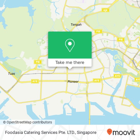 Foodasia Catering Services Pte. LTD., 21 Soon Lee Rd Singapore map