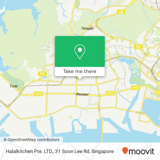 Halalkitchen Pte. LTD., 31 Soon Lee Rd map