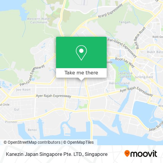 Kanezin Japan Singapore Pte. LTD. map