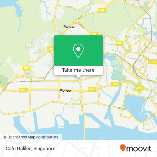 Cafe Galilee, 348 Jalan Boon Lay Singapore 61 map