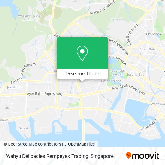 Wahyu Delicacies Rempeyek Trading map