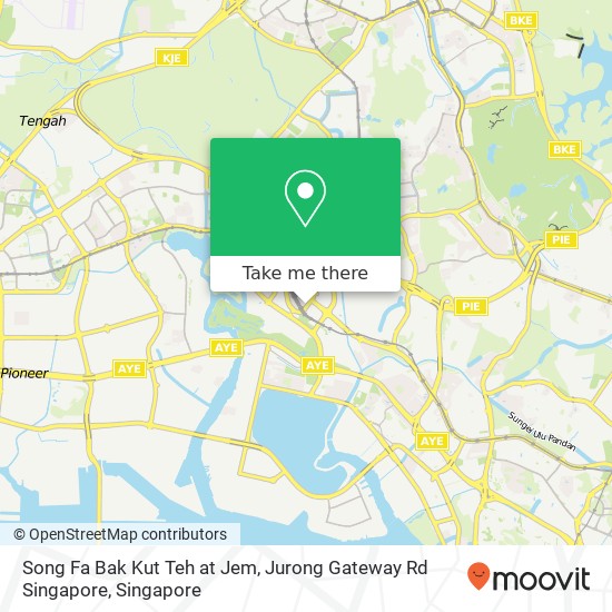 Song Fa Bak Kut Teh at Jem, Jurong Gateway Rd Singapore map
