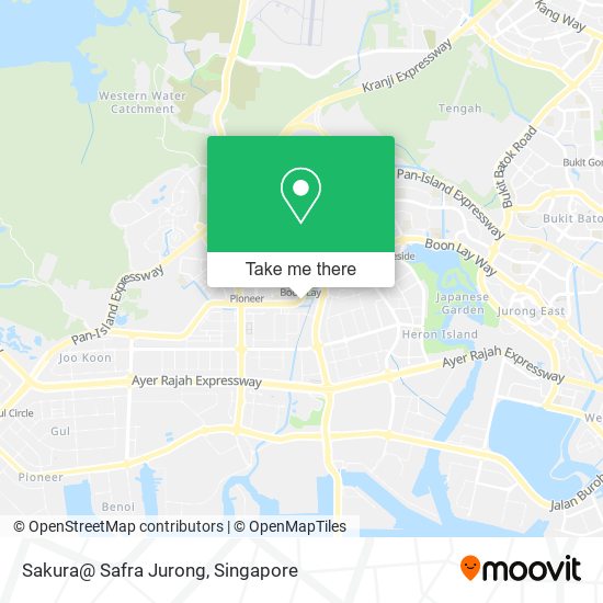 Sakura@ Safra Jurong map