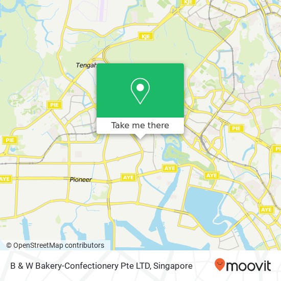 B & W Bakery-Confectionery Pte LTD, 399 Yung Sheng Rd Singapore map