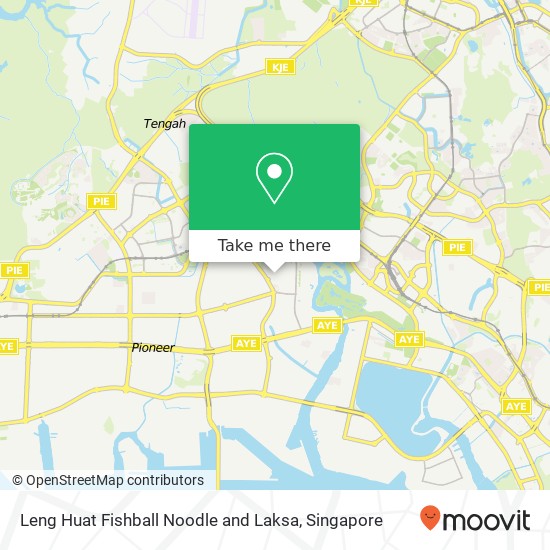 Leng Huat Fishball Noodle and Laksa, 3 Yung Sheng Rd Singapore 61地图