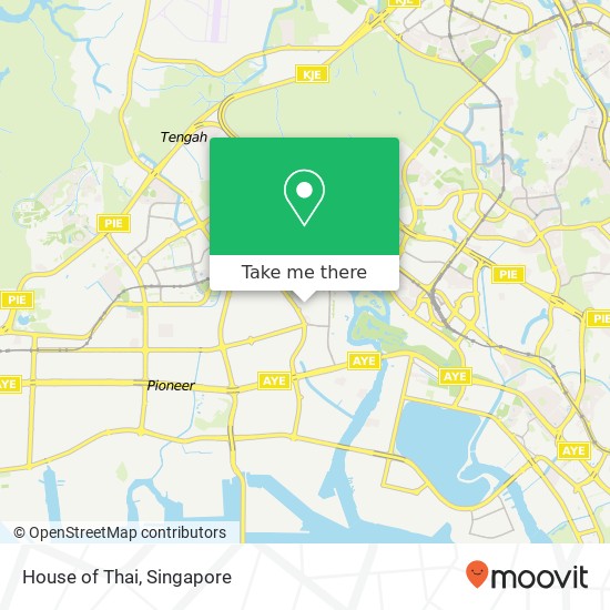 House of Thai, Yung Sheng Rd Singapore 61 map