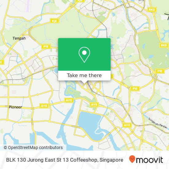 BLK 130 Jurong East St 13 Coffeeshop, 130 Jurong Gateway Rd Singapore 600130地图