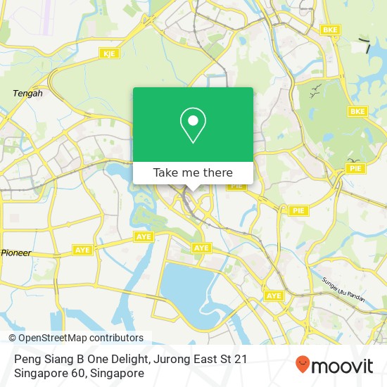 Peng Siang B One Delight, Jurong East St 21 Singapore 60 map