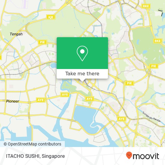 ITACHO SUSHI, 2 Jurong East Central 1 Singapore 60 map