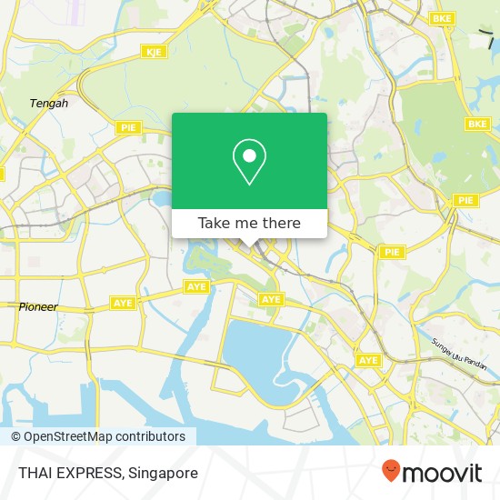 THAI EXPRESS, 2 Jurong East Central 1 Singapore 60地图