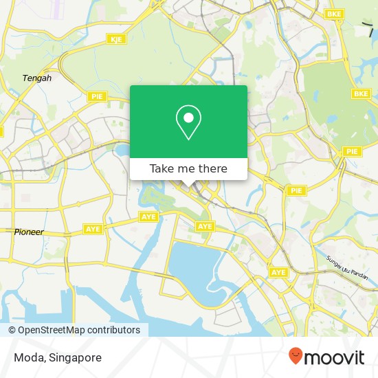 Moda, 2 Jurong East Central 1 Singapore 60 map