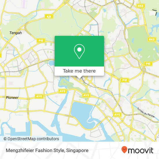 Mengzhifeier Fashion Style, 2 Jurong East Central 1 Singapore 60 map