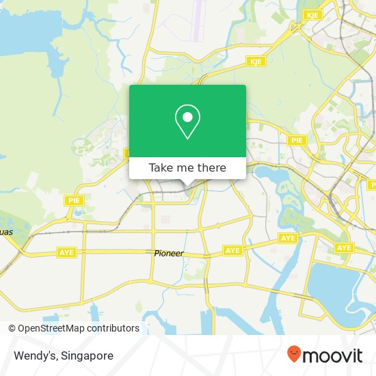 Wendy's, Singapore地图