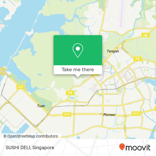 SUSHI DELI, 50 Nanyang Ave Singapore 63 map