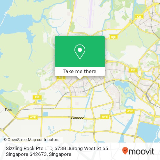 Sizzling Rock Pte LTD, 673B Jurong West St 65 Singapore 642673地图