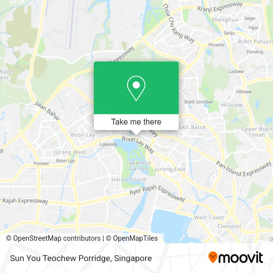 Sun You Teochew Porridge map
