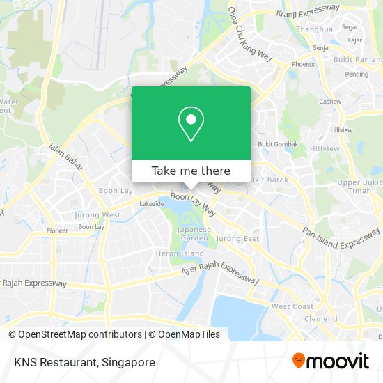 KNS Restaurant map