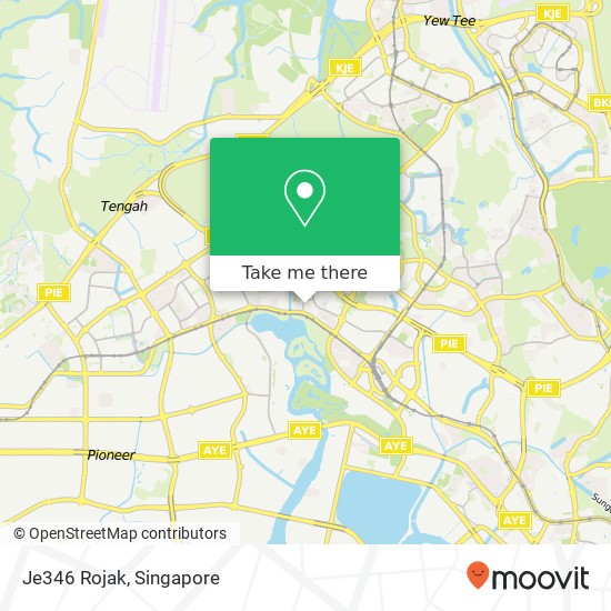 Je346 Rojak, 346 Jurong East St 31 Singapore 600346地图