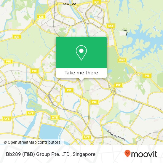 Bb289 (F&B) Group Pte. LTD., 289H Bukit Batok St 25 Singapore 657289 map
