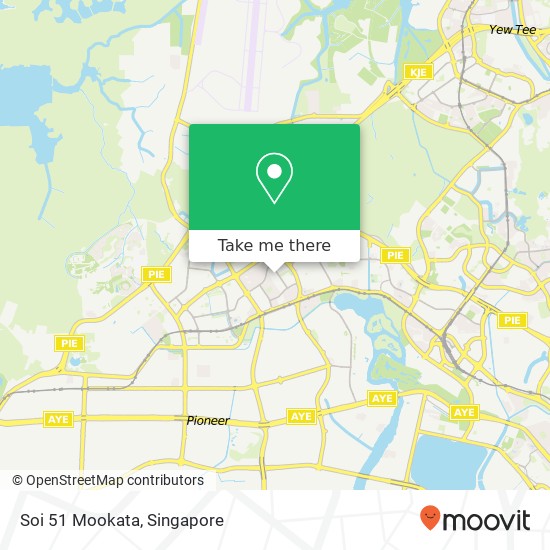 Soi 51 Mookata, 90 Boon Lay Pl Singapore 649884地图