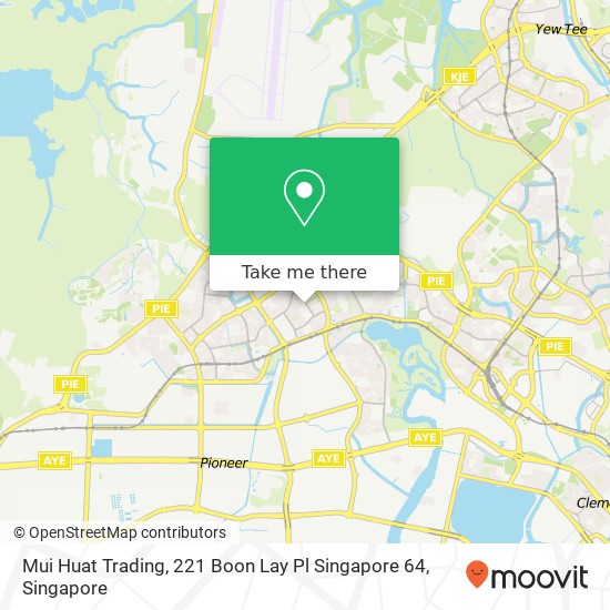 Mui Huat Trading, 221 Boon Lay Pl Singapore 64 map