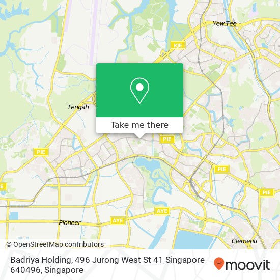 Badriya Holding, 496 Jurong West St 41 Singapore 640496地图