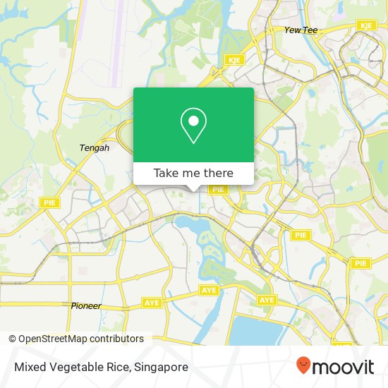 Mixed Vegetable Rice, Jurong West Ave 1 Singapore 64地图