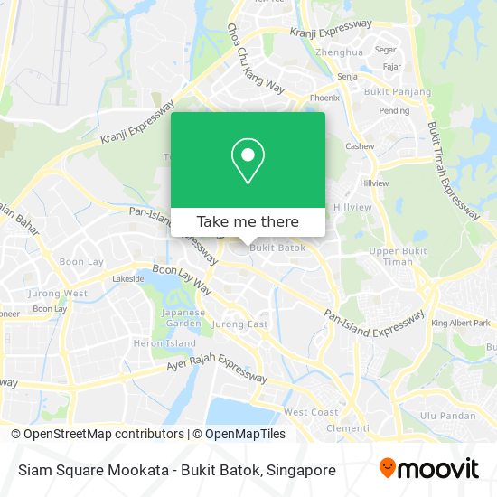 Siam Square Mookata - Bukit Batok map