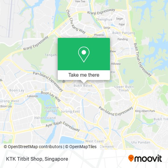 KTK Titbit Shop map