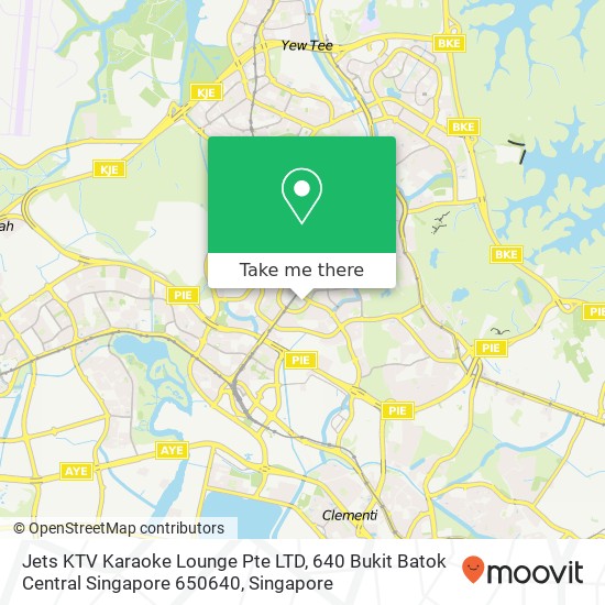 Jets KTV Karaoke Lounge Pte LTD, 640 Bukit Batok Central Singapore 650640 map