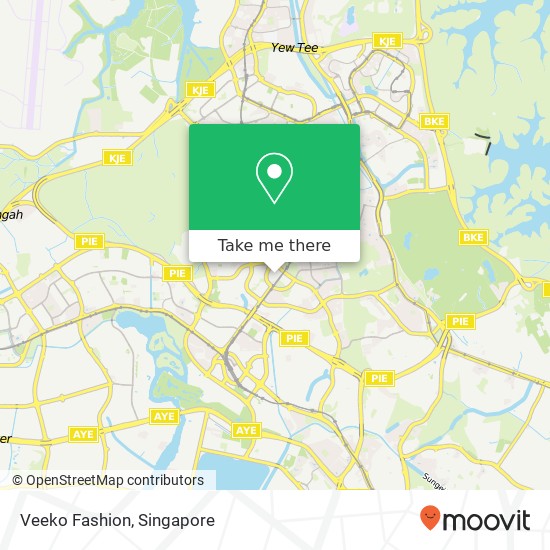 Veeko Fashion, 1 Bukit Batok Central Link Singapore 65 map