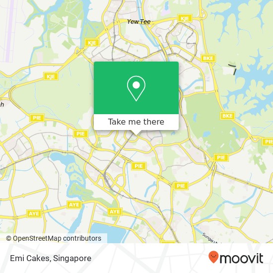 Emi Cakes, 636 Bukit Batok Central Singapore 65地图