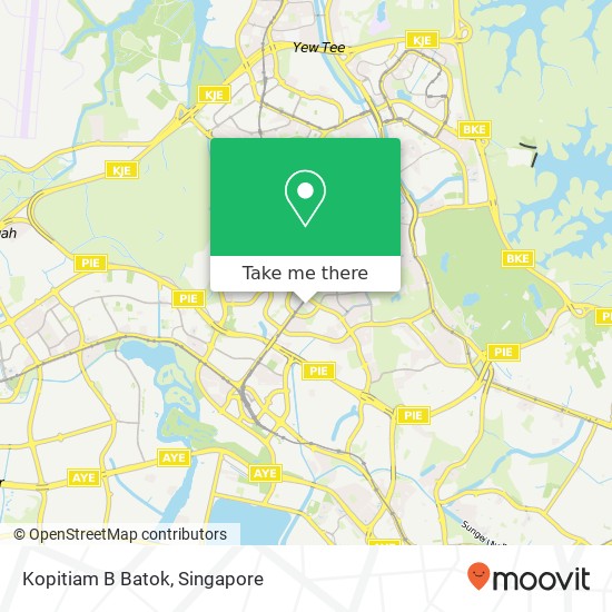 Kopitiam B Batok, Bukit Batok Central Singapore map