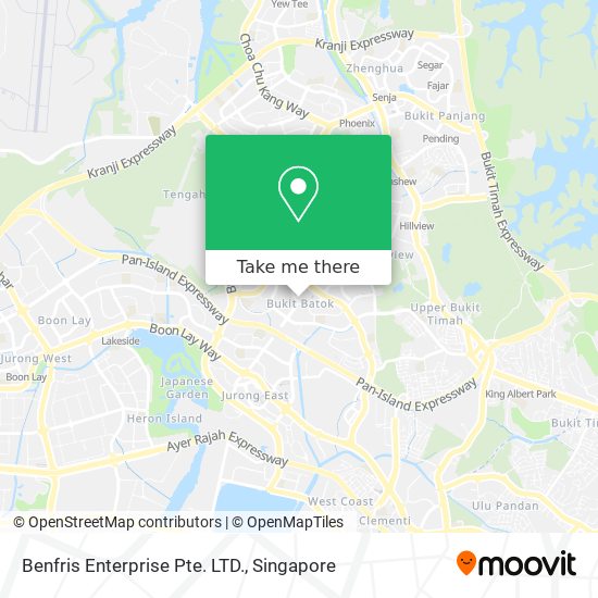 Benfris Enterprise Pte. LTD. map