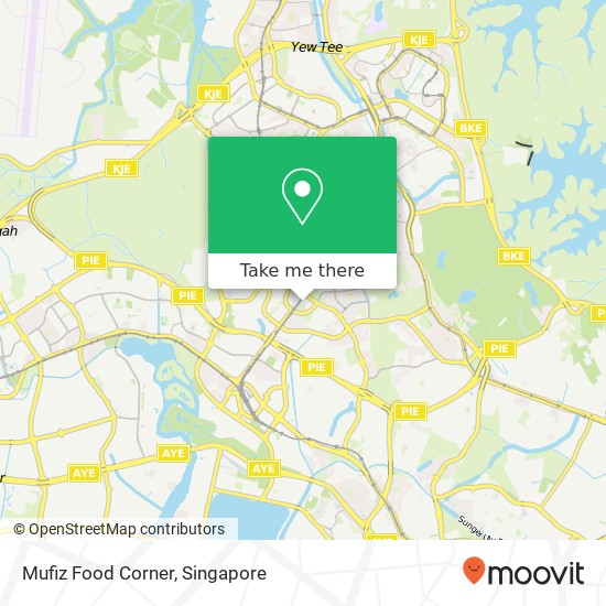 Mufiz Food Corner, Bukit Batok Central Singapore 65地图