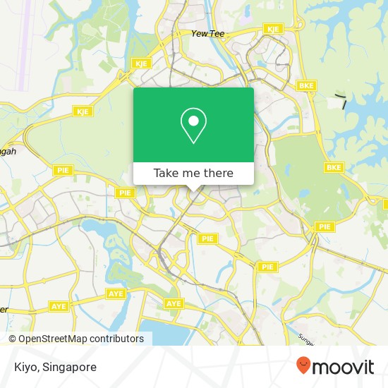 Kiyo, 1 Bukit Batok Central Link Singapore 65 map