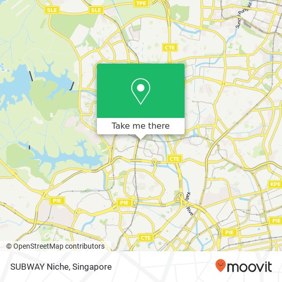 SUBWAY Niche, 9 Bishan Pl Singapore 579837 map