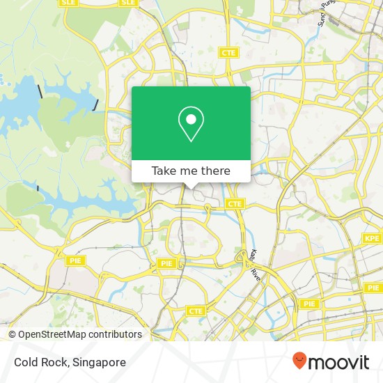 Cold Rock, 116 Bishan St 12 Singapore 57地图