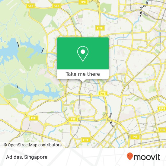 Adidas, 9 Bishan Pl Singapore 579837地图