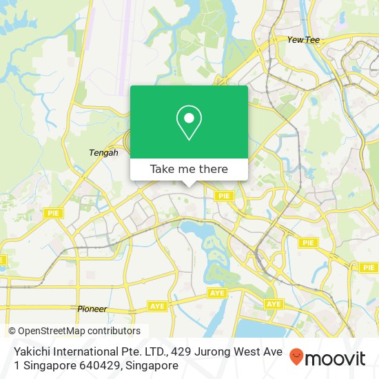 Yakichi International Pte. LTD., 429 Jurong West Ave 1 Singapore 640429 map