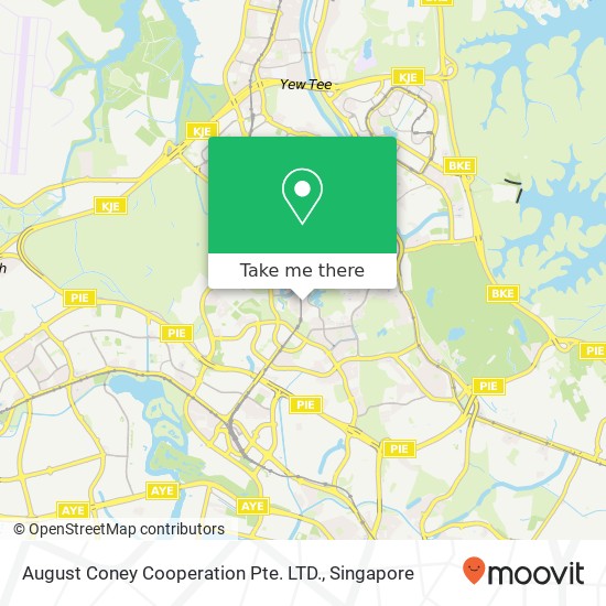 August Coney Cooperation Pte. LTD., 24 Bukit Batok St 52 Singapore 659246地图