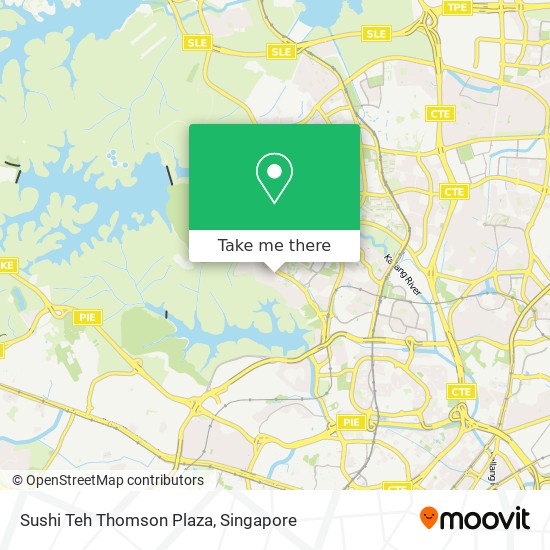 Sushi Teh Thomson Plaza map